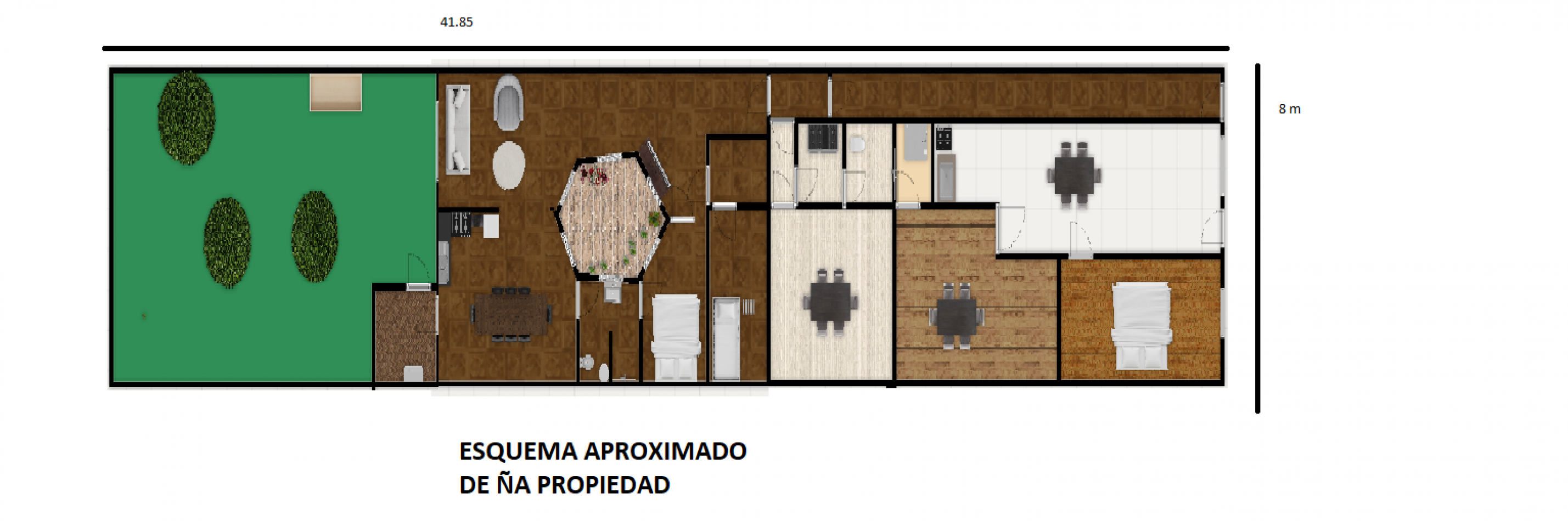 CASA CON GRAN TERRENO  BARRIO FOMENTO 9 DE JULIO 