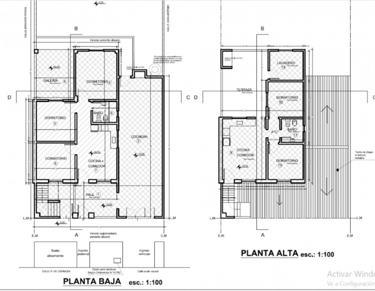 OPORTUNIDAD EN ZONA NORTE, SANTA FE - 2 PROPIEDADES CON COCHERA