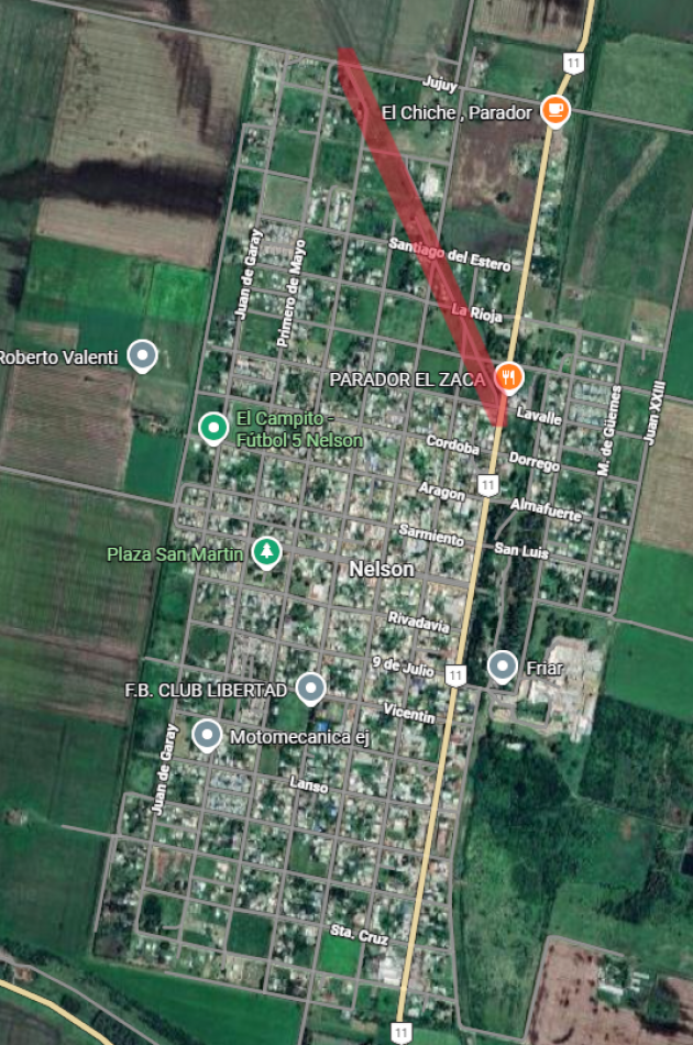 LOTE EN ZONA NORTE DE NELSON, SANTA FE