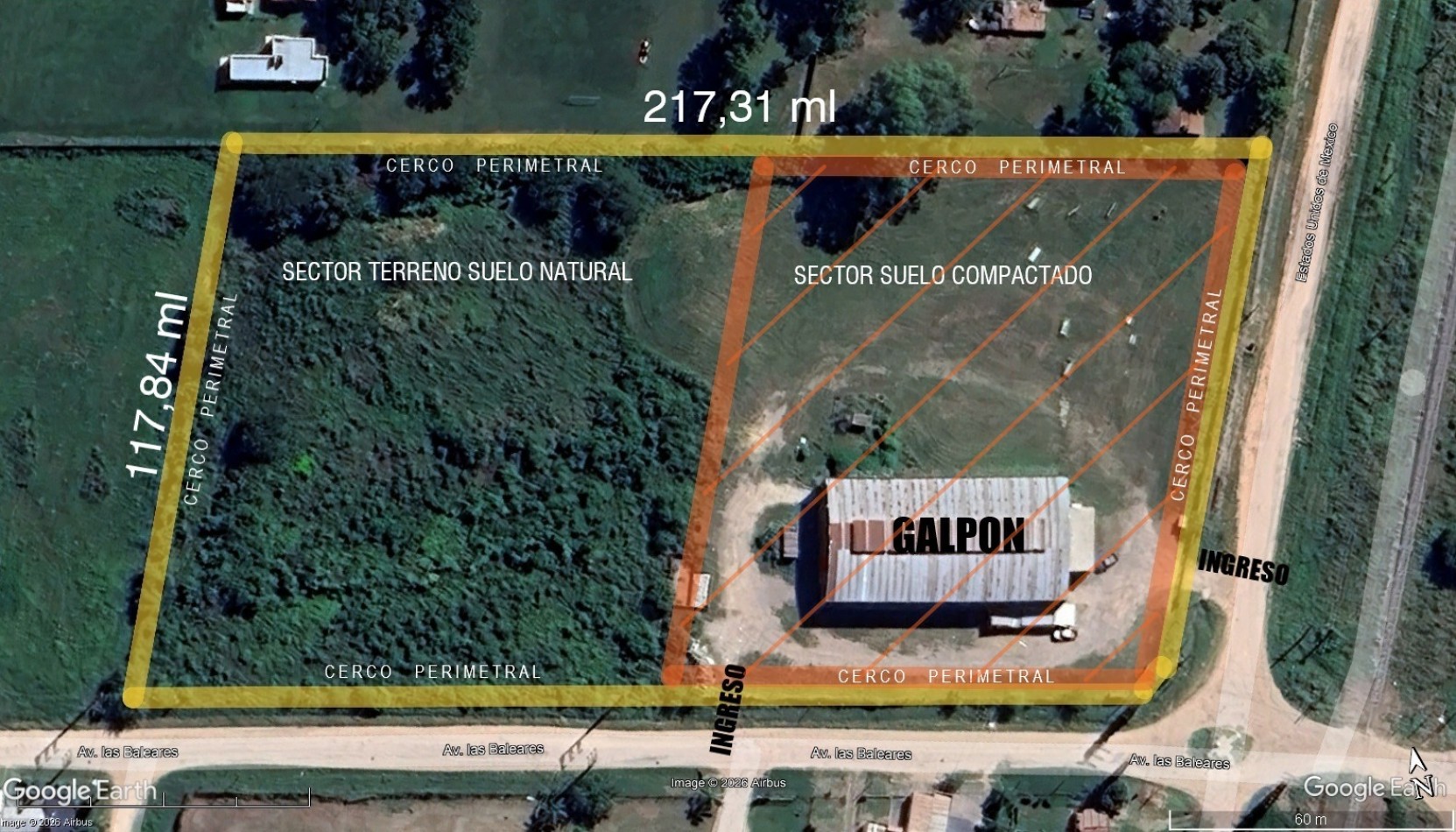 GALPON INDUSTRIAL CON OFICINAS, SOBRE TERRENO DE 2,5 HECTAREAS, A METROS DE RUTA 11